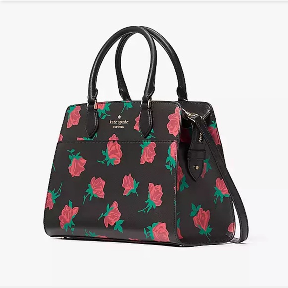 Kate Spade Madison Rose Toss Printed Medium Satchel
COLOR:
Black Multi
NWT - Picture 4 of 16